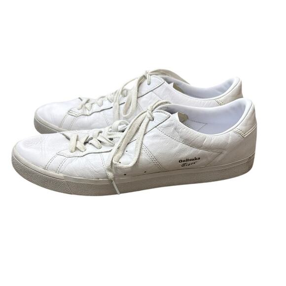 Onitsuka Tiger Lawnship 3.0 sneakers White Leather Mens Size 11.5 - Picture 2 of 8